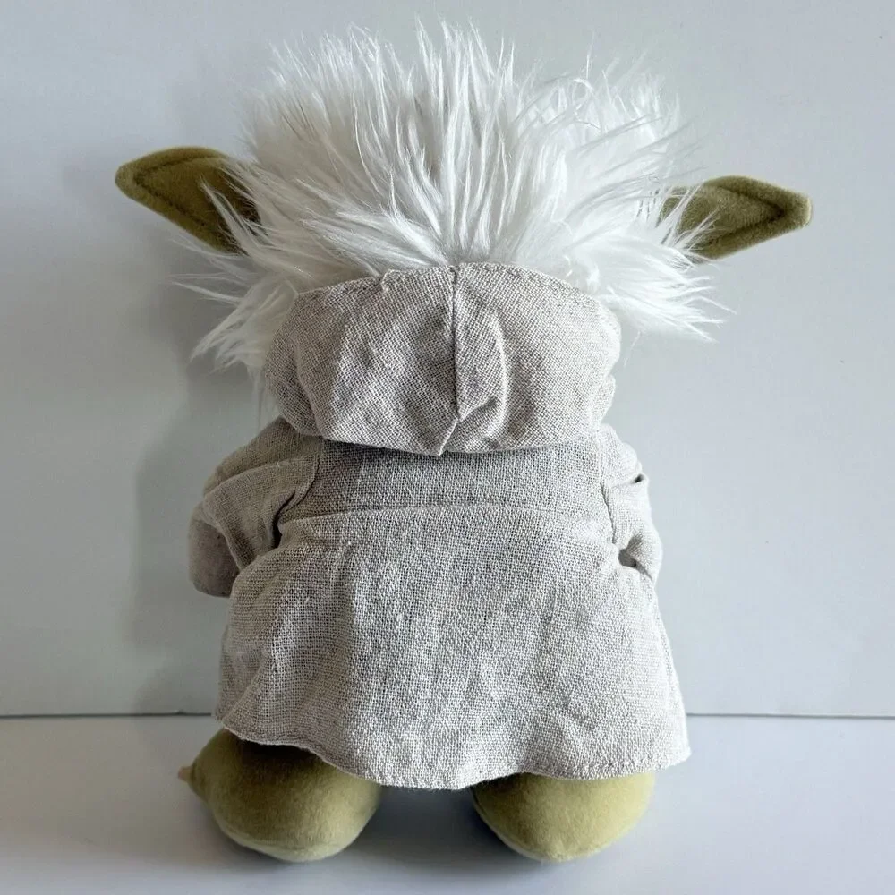 Disney Star Wars Yoda Felt with Linen Jacket Stuffed Animal 9 Inches Tall - READ